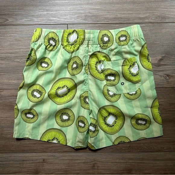 Coast | The 5" Kiwi Print Swim Trunk in Lime Green (Small) - Picture 3 of 6